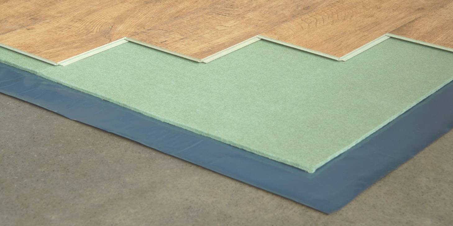 ondervloer visgraat parket @city